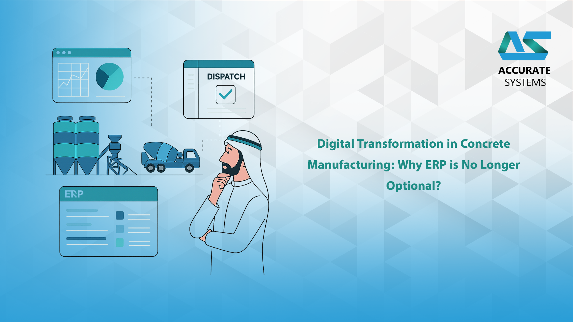 Digital Transformation in Concrete Manufacturing: Why ERP is No Longer Optional?