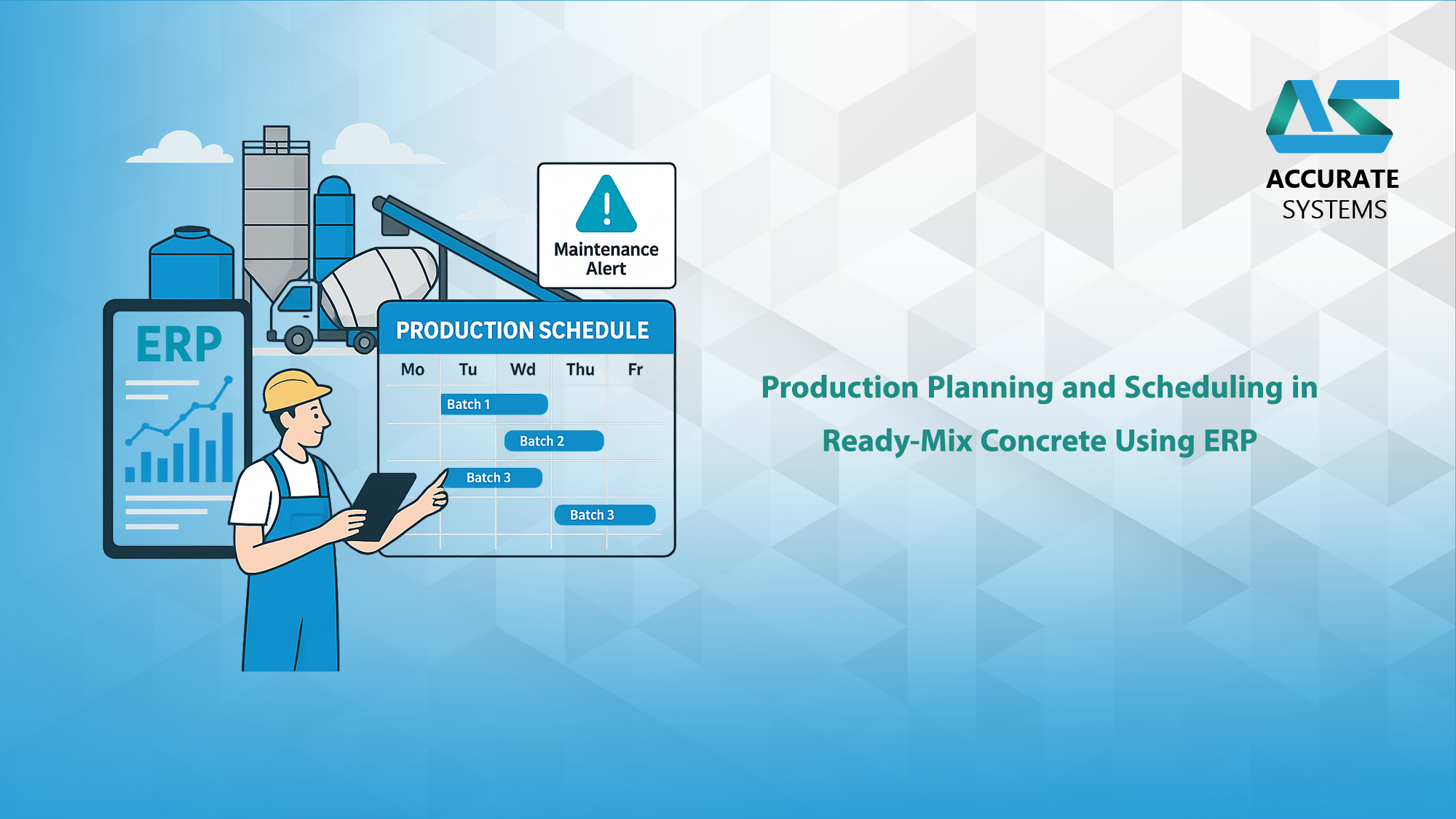 Production Planning and Scheduling in Ready-Mix Concrete Using ERP